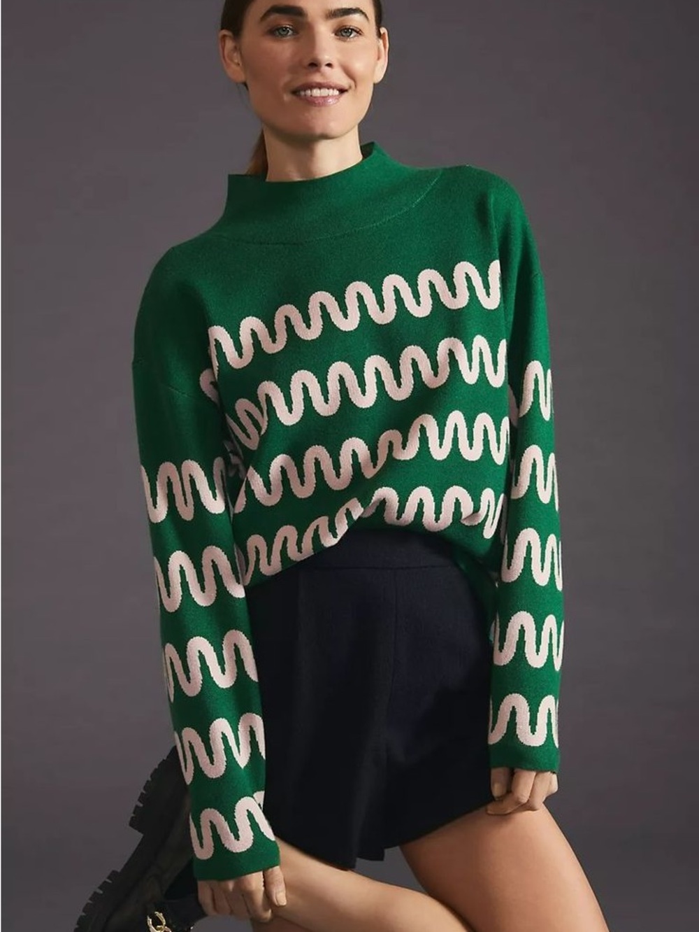 Anthropologie nwot Carys Mock Neck Sweater